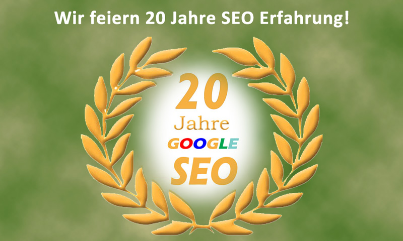 Juni 2024 > 20 Jahre Google SEO Erfahrung auf für Firmen aus Offenburg