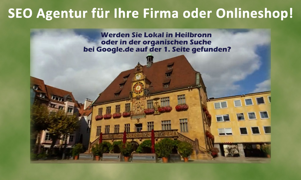 Die SEO Agentur Heilbronn hilft Ihnen das Sie auf Google mit Ihrem Shop oder Ihrer Homepage gefunden zu werden!