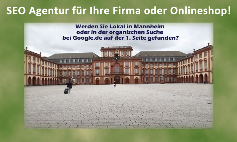 SEO Agentur Mannheim: Damit Sie auf Google in Mannheim gefunden werden!
