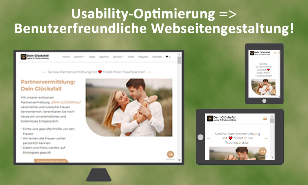 Usability Optimierung bedeutet: Benutzerfreundliche Webseitengestaltung
